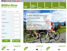 Tablet Screenshot of ebike-base.com